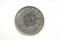 10 Switzerland helvetica Coin