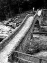 Switzerland, Lavertezzo, Bridge Royalty Free Stock Photo