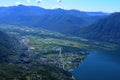 Switzerland: The Maggadino-Valley in Ticino Royalty Free Stock Photo