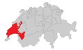 Switzerland - Map of Switzerland - High Detailed