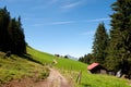 Switzerland in the mountains Royalty Free Stock Photo