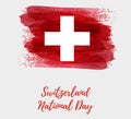 Switzerland National day background