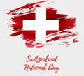 Switzerland National day background