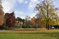 Switzerland: The park promenade at Lake ZÃÂ¼rich in autum