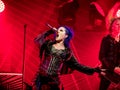 Switzerland, Pratteln - June 30, 2019. The Swedish melodic death metal band Arch Enemy performs a live concert in Pratteln.