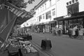 Switzerland: The predestrian zone in th e old town with fashion shops Royalty Free Stock Photo