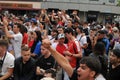 Switzerland: Public football event at Longstreet in ZÃÂ¼rich city at the UEFA champion chip 2021