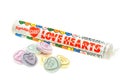 Swizzels Matlow Love heart candy sweets Royalty Free Stock Photo