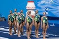 SWM: World Championship women's team sychronised swimming