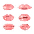 swollen lips