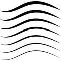 Swoosh curve line arc smooth bend stripe swoosh logo element