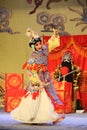 The sword dance-Beijing Opera: Farewell to my concubine Royalty Free Stock Photo