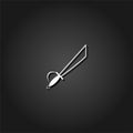 Sword icon flat.