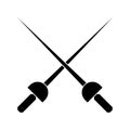 sword icon vector Royalty Free Stock Photo