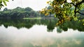 Sword lake in autumn, Hoan Kiem, Ha Noi, Vietnam Royalty Free Stock Photo