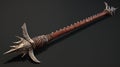 Spiked Sword: Realistic And Detailed Fantasy Weapon For Dungeon Adventures