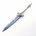 3d Excalibur: Silver Sword Of Kings Royalty Free Stock Photo