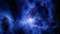The Sword of Orion nebula at blue light Royalty Free Stock Photo