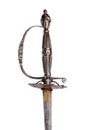 Sword (rapier) of French noble to man's sleevless jacket