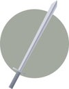 Sword weapon illustration Royalty Free Stock Photo