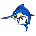 Swordfish Cartoon Royalty Free Stock Photo