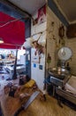 Fish counter at the historic market of Ortigia