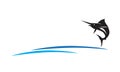Swordfish jump logo
