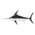 Swordfish sea and ocean icon, marlin cuisine