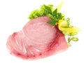 Swordfish Steak raw Royalty Free Stock Photo