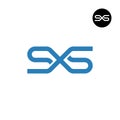SXS Logo Letter Monogram Design Royalty Free Stock Photo