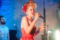 Paloma Faith in concert at SXSW Royalty Free Stock Photo