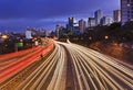 Sy Cahill expressway wide sunset