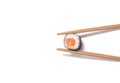 Syake Roru roll and sticks on white background