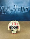 Sybill Trelawney Kinder Joy figurine from the Harry Potter series. Royalty Free Stock Photo