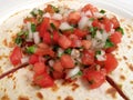 Sychronizadas Topped With Pico de Gallo