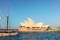 Vibrant and throbbing with activity Circular Quay in Sydney. Royalty Free Stock Photo