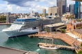 Cruise ship Celebrity Solstice in Sydney Harbour Royalty Free Stock Photo