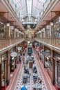 SYDNEY, AUSTRALIA, DECEMBER 29, 2019: Covered Strand arcade on Pitt street in Sydney, Australia Royalty Free Stock Photo