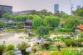 SYDNEY, AUSTRALIA, DECEMBER 30, 2019: View of Chinese garden of friendship in Sydney, Australia