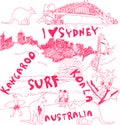 Sydney and Australia doodles