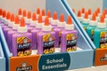 Elmers glow in the dark glue suitable for slime making on the shelf at the shop