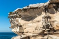 Mackenzies Point rocks on South shore of Bondi Beach, Sydney Australia