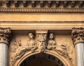 George Street facade of historic General Post Office building, Sydney Australia