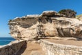 Mackenzies Point rocks on South shore of Bondi Beach, Sydney Australia