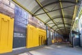 Perspective view of the entrance of the Powerhouse Museum in Sydney, Australia. Royalty Free Stock Photo