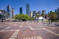 Sydney, Australia, February 23rd, 2023, view of square near Circular Quay area Royalty Free Stock Photo