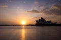 View of Sydney Opera House at sunrise Royalty Free Stock Photo