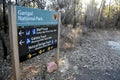 Bushwalking and recreation in Garigal National Park Royalty Free Stock Photo