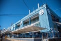 The facade building of Sydney Fish Market is, Fish Market incorporates a working fishing port, wholesale, fresh seafood retail.