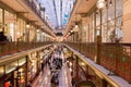 he historical Victorian Strand shopping arcade. Royalty Free Stock Photo